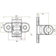 Maypole Towing Jaw - D20 S350 - View 2
