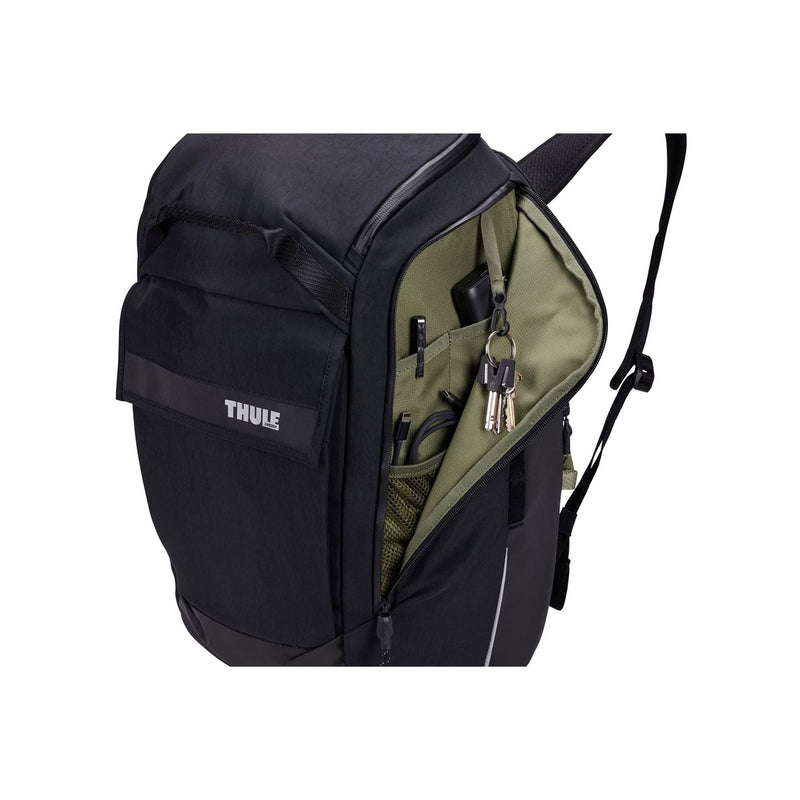 Thule Paramount hybrid bike pannier and backpack 26L black Thule - UK Camping And Leisure