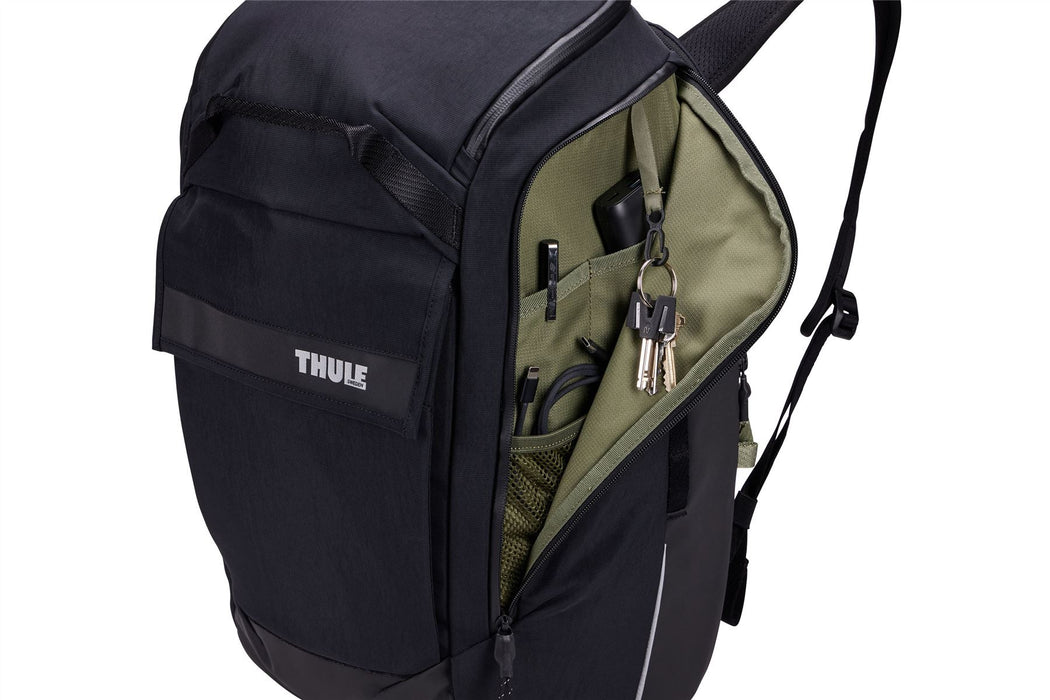 Thule Paramount hybrid bike pannier and backpack 26L black Thule - UK Camping And Leisure