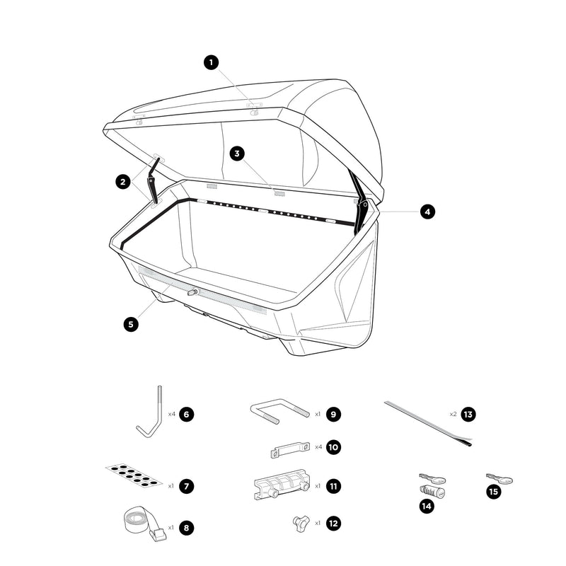 Thule Cargo Carrier U-Bolt Protection Bag