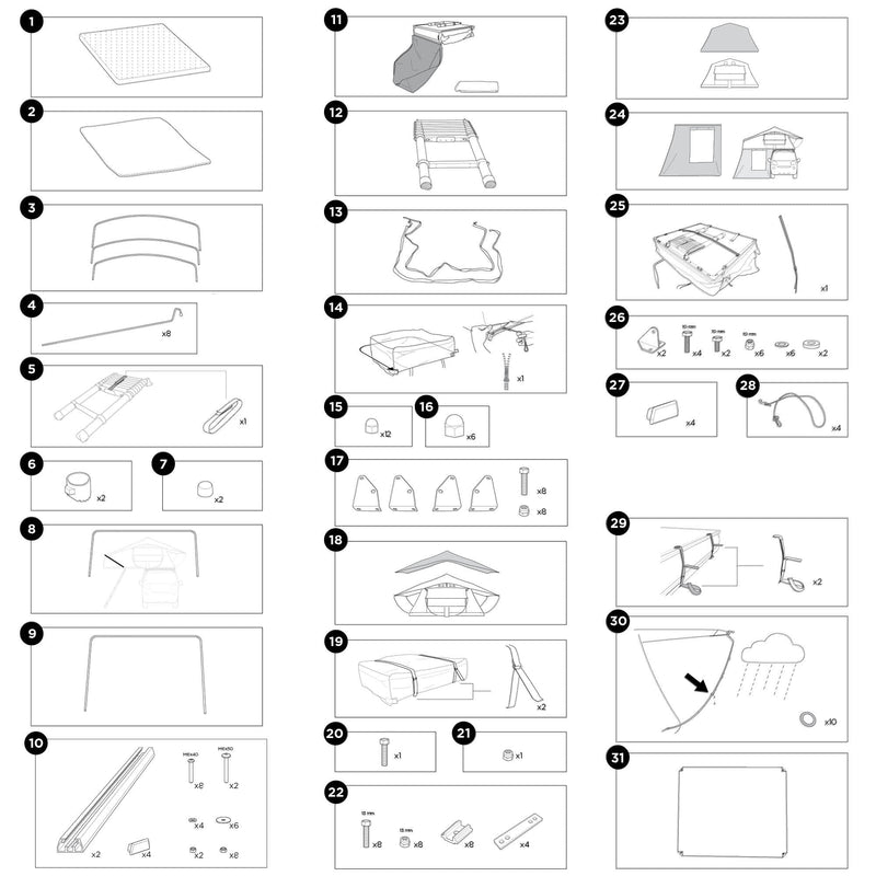 Thule Travel Cover - Gray - Durable Spare Part