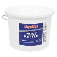 Supadec 1L Paint Kettle: Handy Paint Mixing Pot with Handle and Lid