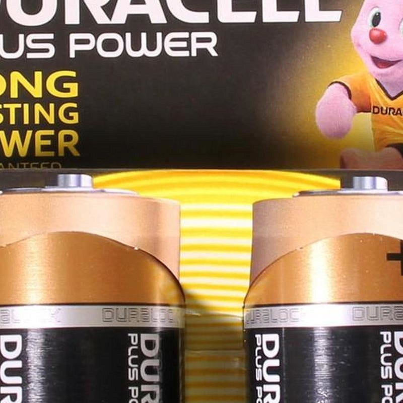 Duracell D Battery (x2) for Heavy Duty Devices