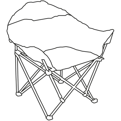 Quest Autograph Cleveland Camping Chair (Black Edition) Quest - UK Camping And Leisure