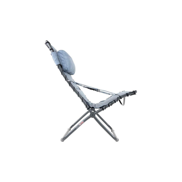 Crespo Lounger AP/262 Tex Comfort Blue Crespo - UK Camping And Leisure