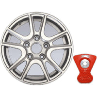Al-Ko Compact 14" Explorer Tardis No.35 Alloy Wheel Lock for Erwin Hymer Group UK Avante 860
