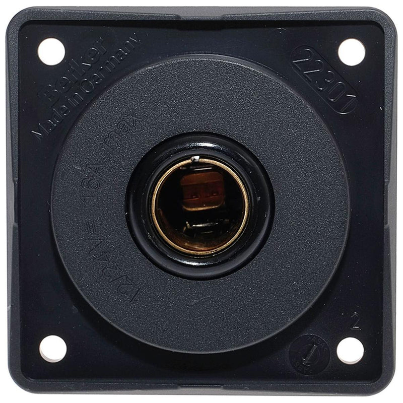 Single Pole Socket Anthracite (21223A) High Quality Socket for Your Caravan W4 - UK Camping And Leisure