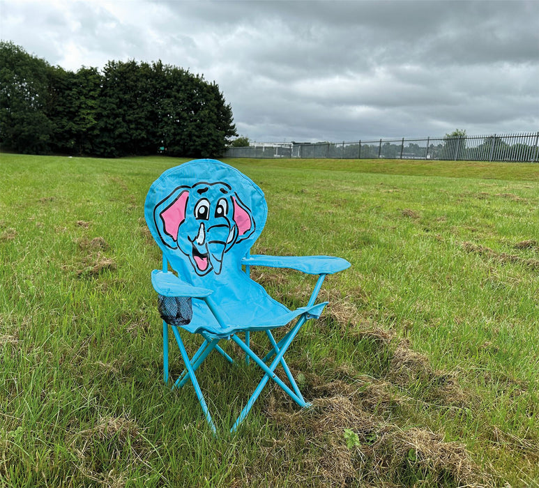 Quest Childrens Elephant Fun Folding Chair Quest - UK Camping And Leisure
