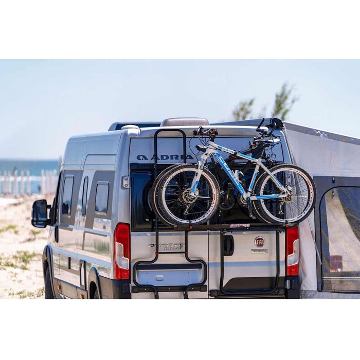 Fiamma Carry Bike DJ Deep Black: Sturdy bike rack Fiamma - UK Camping And Leisure