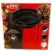 Portable 33cm Round Charcoal BBQ Grill for Outdoor Cooking in Garden or Patio Vivo - UK Camping And Leisure