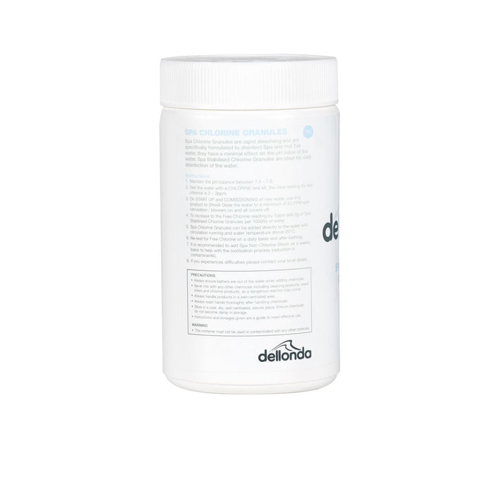 Dellonda Chlorine Granules for Hot Tubs/Spas & Swimming Pools 1kg DL50 Dellonda - UK Camping And Leisure