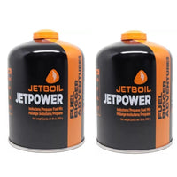 2x Jetboil JetPower Butane Gas Fuel 450g Canister