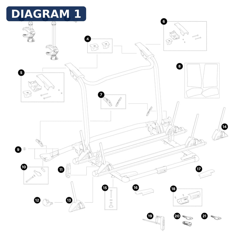 Thule WW Cover Platform Right 1500054303