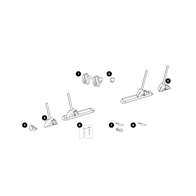 Thule WW Nut Bracket Plate MPN 1500054312