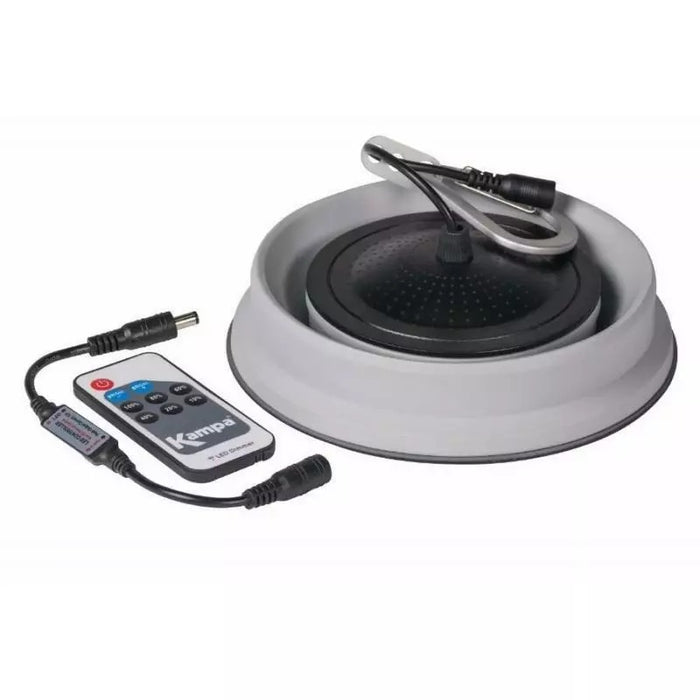 Kampa Groove Collapsible Awning Light Grey LED Camping Light Tent