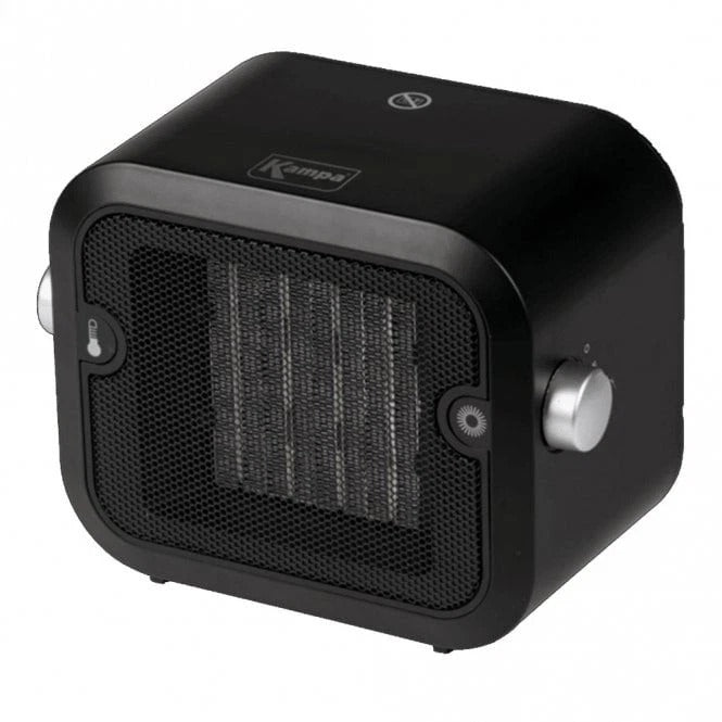 Kampa Cuboid Compact Fan Heater / Cooling Fan for Camping Campervan Caravan