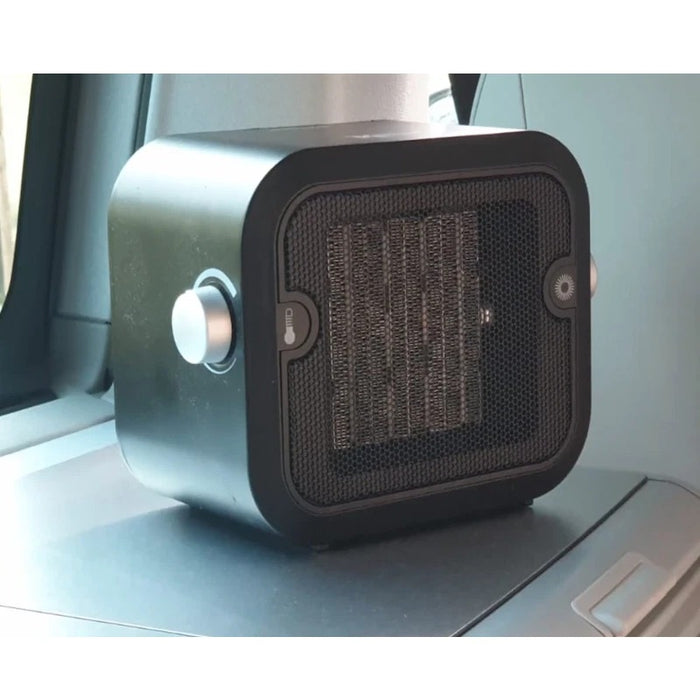 Kampa Cuboid Compact Fan Heater / Cooling Fan for Camping Campervan Caravan