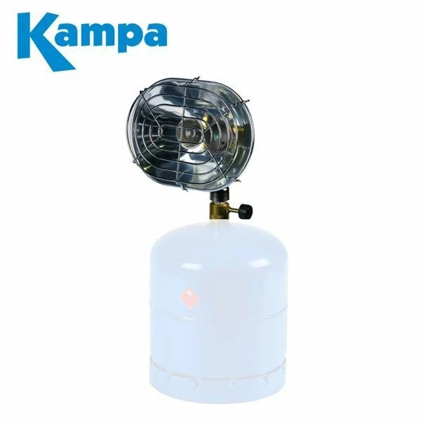 Kampa Glow 2 Double Parabolic Heater for Camping & Fishing 2kW Output
