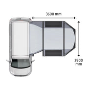 Kampa Dometic Action Air VW Campervan Driveaway Awning Height 180-210cms - View 3