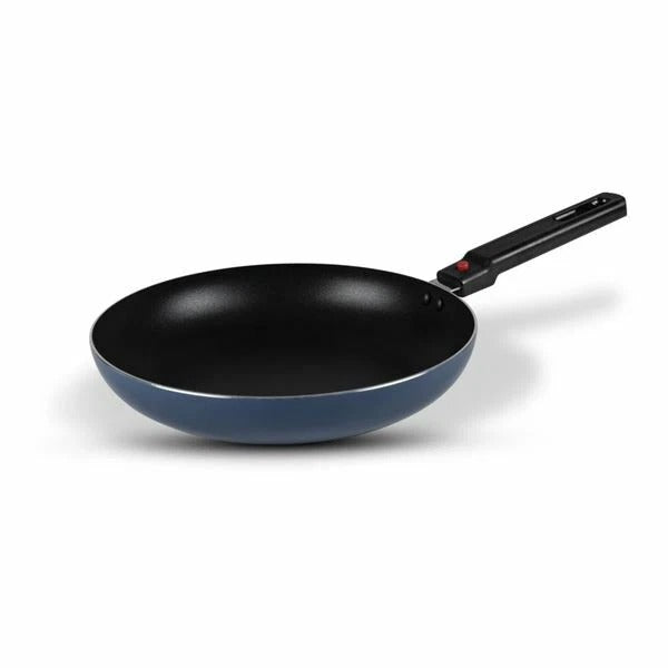 Kampa 24cm Frying Pan Round Camping Non Stick Removable Handle Midnight