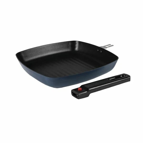Kampa Square Camping Non Stick Frying Pan - 24cm Midnight