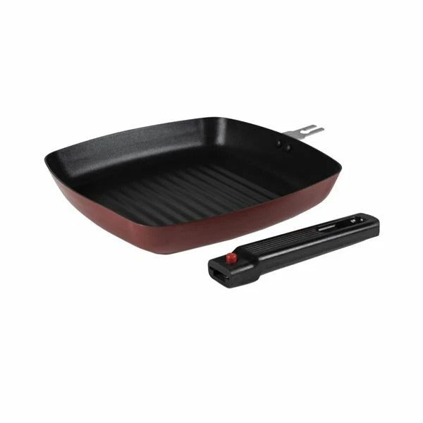 Kampa Square Camping Non Stick Frying Pan - 24cm Ember