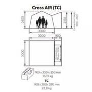 Kampa Cross Air TC Inflatable Poly-Cotton Drive Away Campervan Awning 9120002171 - View 9