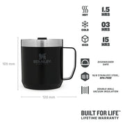 Stanley The Everyday Camp Mug 0.35L - Image 7 of 16 | UK Camping and Leisure