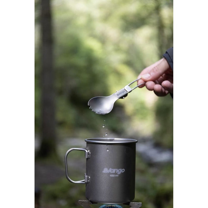 Vango Titanium Folding Spork Titanium Vango - UK Camping And Leisure