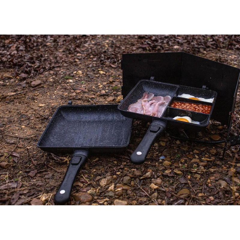 Ridgemonkey Cooking Pan Connect Combi & Steamer XXL Granite Fishing Camping RidgeMonkey - UK Camping And Leisure