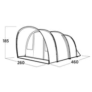 Easy Camp Skarvan 4 Pole Blue 4 Person Tent Easy Camp - UK Camping And Leisure