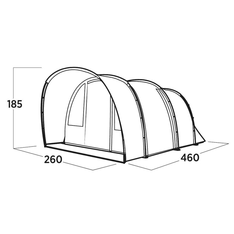 Easy Camp Skarvan 4 Pole Blue 4 Person Tent Easy Camp - UK Camping And Leisure