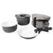 Bo-Camp Cookware Set Trekking 5 Pieces Ceramic Coating Aluminium Bo-Camp - UK Camping And Leisure