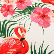 Gaeden Flamingo Palm Print Inflatable Ottoman Gardenwize - UK Camping And Leisure