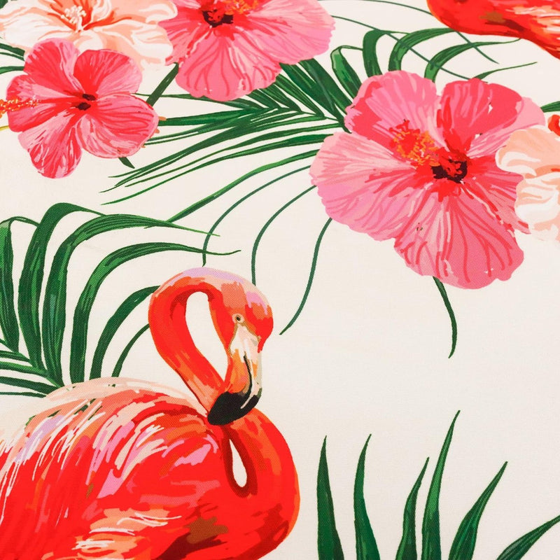 Gaeden Flamingo Palm Print Inflatable Ottoman Gardenwize - UK Camping And Leisure