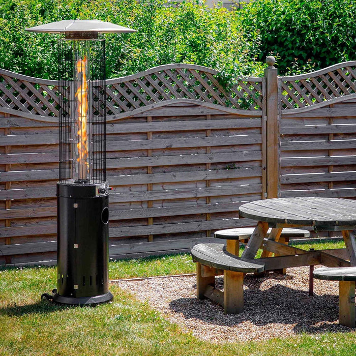 Dellonda Gas Patio Heater 13kW for Commercial & Domestic Use Black Dellonda - UK Camping And Leisure