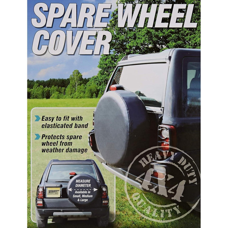 Maypole Heavy Duty Elasticated 29" Inch 4x4 Jeep Wheel Weather Protection Cover Maypole - UK Camping And Leisure