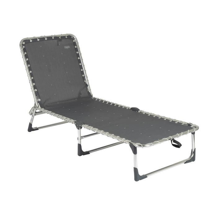 Crespo Lounger Low AL/367 Dark Grey Crespo - UK Camping And Leisure