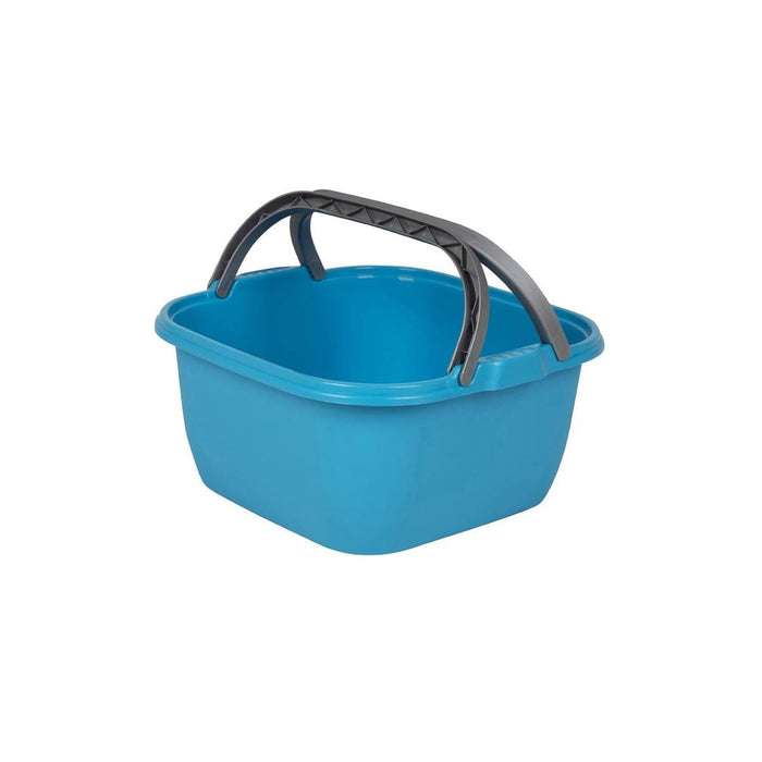 Bo-Camp Washing Bowl Square Polyethylene 13L Blue Bo-Camp - UK Camping And Leisure