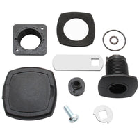 Zadi Push Lock with Cover Black for Caravan/Motorhomes