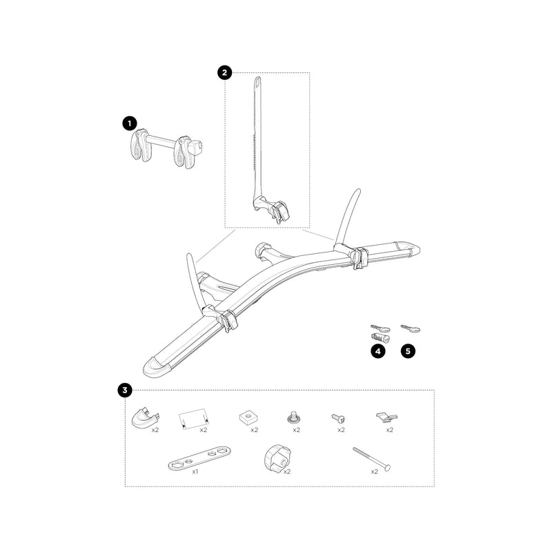 Thule Assy.bag 4th-Bike Adapter VC