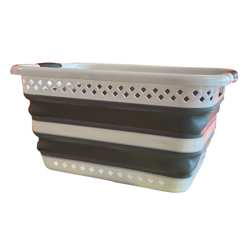 Quest Collapsible-wares Hipster Laundry Basket Quest - UK Camping And Leisure