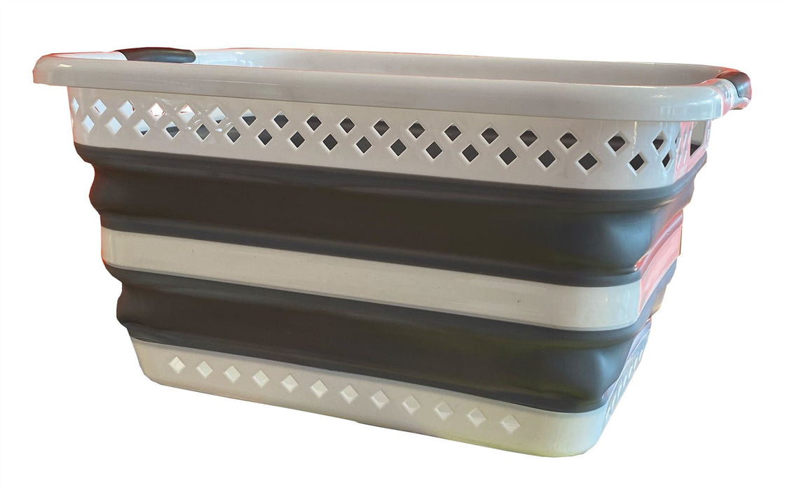 Quest Collapsible-wares Hipster Laundry Basket Quest - UK Camping And Leisure