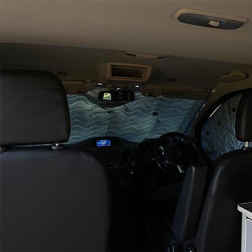 Maypole Ford Transit Custom Internal Thermal Blind | summer, winter