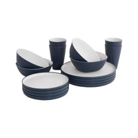 Outwell Gala 4 Person Camping Dinner Set Navy Night