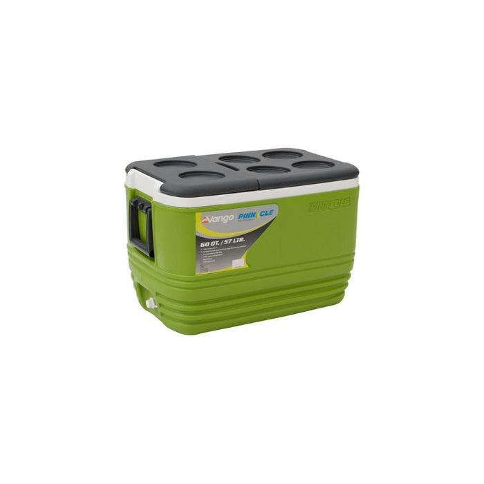 Vango Pinnacle 60 QT 57L Green Picnic Camping Food Drink Cool Box Cooler Vango - UK Camping And Leisure