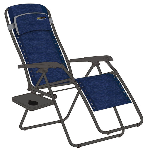 Quest Ragley Pro Relax Camping Caravan Chair with Side Table Quest - UK Camping And Leisure