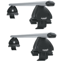 Summit SUP-A077 Premium Aluminium Multi-Fit Roof Bars, Lockable, Set of 2