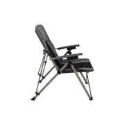Bo-Camp Folding Chair Fraser 4 Positions Anthracite Bo-Camp - UK Camping And Leisure