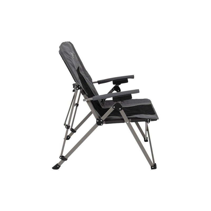Bo-Camp Folding Chair Fraser 4 Positions Anthracite Bo-Camp - UK Camping And Leisure